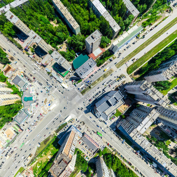 istock Aerial city view. Urban landscape. Copter shot. Panoramic image 941781998