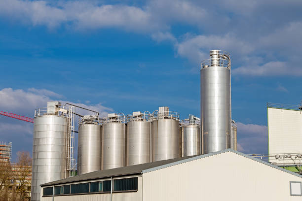 Industrial plant, chemical industry in Germany
