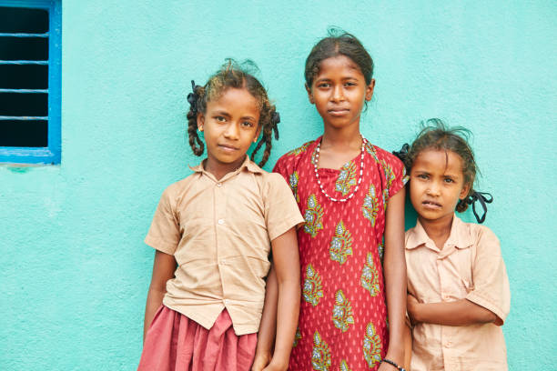 istock Cheerful cute Indian sisters 941786234