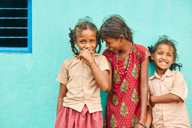 istock Cheerful cute Indian sisters 941786256