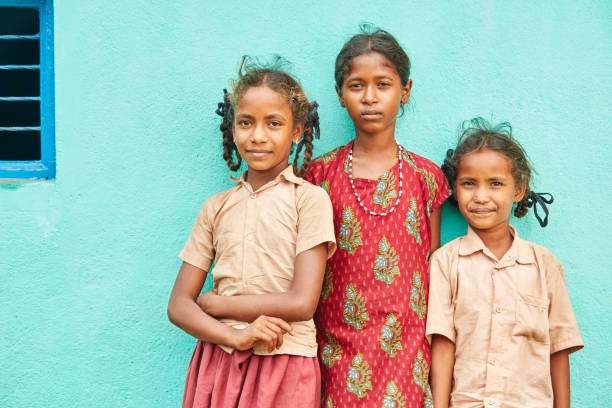 istock Cheerful cute Indian sisters 941786258