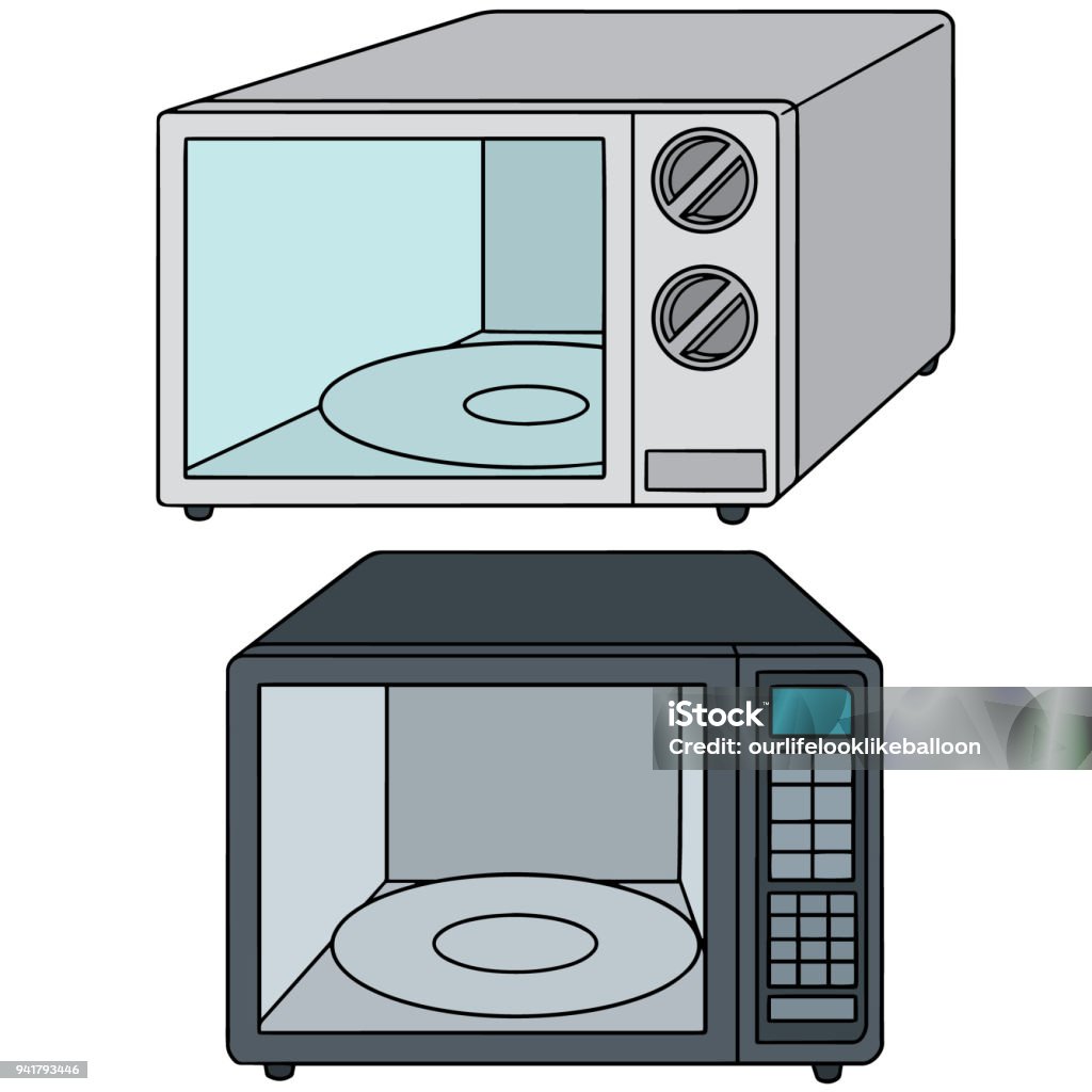 microwave oven vector set of microwave oven Appliance stock vector