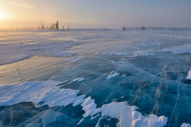 タンドラ - arctic canada landscape manitoba ストックフォトと画像