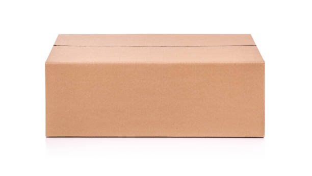 istock Cardboard mail box isolated on a white background 941799936