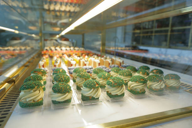 istock Catering set cookies in pastry shop 941800454