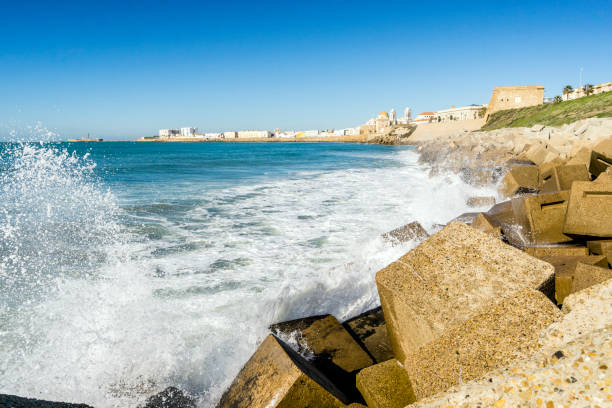 istock Atlantic waves crushing the waterbreaks in Cadiz, Andalusia, Spain 941803898