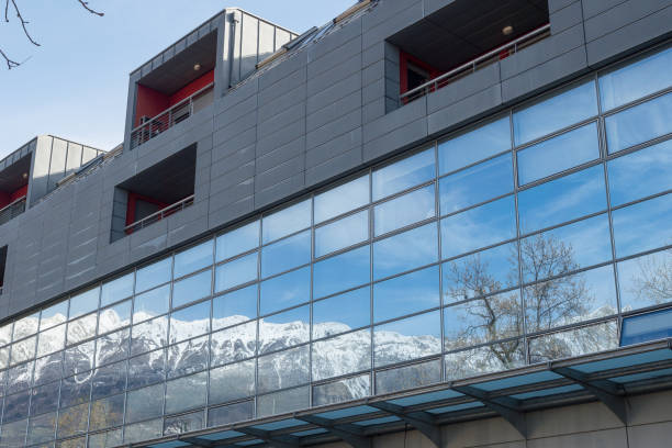 istock Rovereto city windows and mountain 941807132