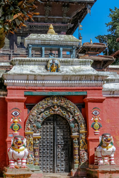 istock Elaborate doorway leading to he Taleju temple at Basantapur 941812150