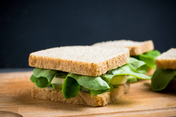 istock Sandwich avocado, salad and mozzarella 941818440