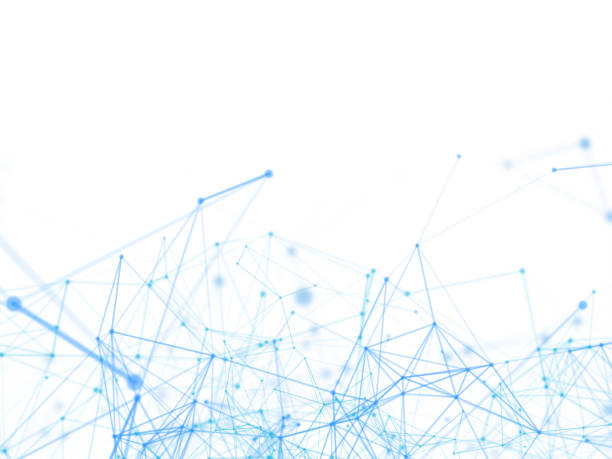 istock Blue lines background in technology concept, abstract illustration 941818606