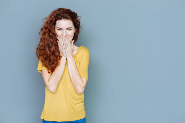 istock Joyful nice woman expressing her emotions 941822332