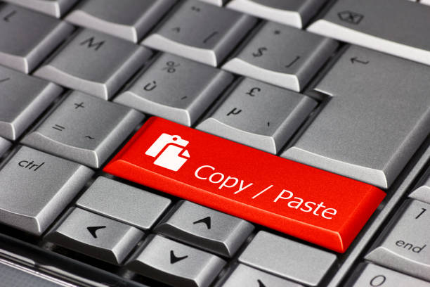 Keyboard key - Copy / Paste stock photo