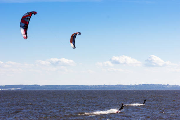istock Kiteboarding at the gulf of finland 941826708