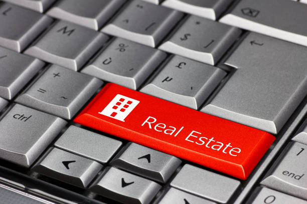 istock Keyboard key red - Real Estate 941833508