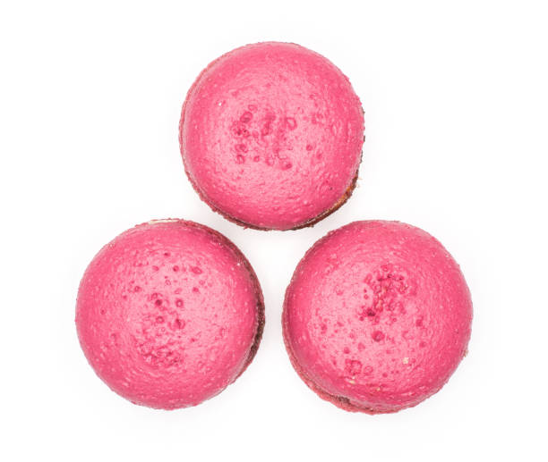 istock Colourful French macaron (macroon) isolated on white 941847428