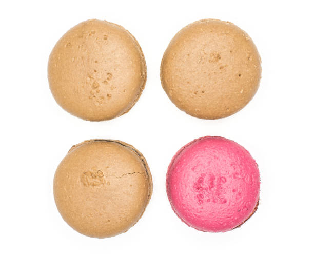 istock Colourful French macaron (macroon) isolated on white 941847522