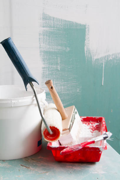 istock Roller Painting Container and the Painting Roller. 941859156