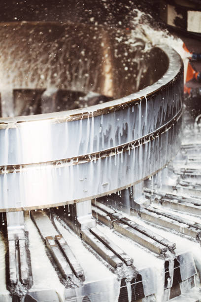 Washing, industrial technology process stock photo