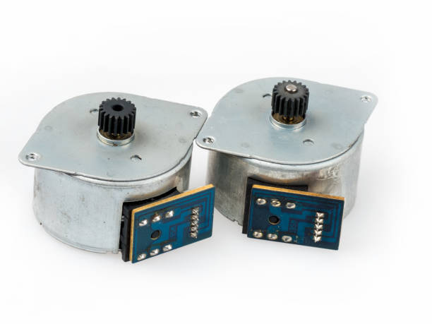 istock Stepper motors isolated on white 941872666