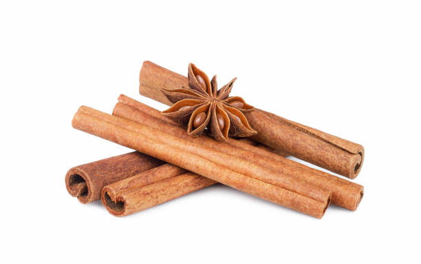 istock Cinnamon sticks and star anise spice isolated on white background 941876418