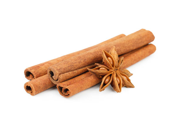 istock Cinnamon sticks and star anise spice isolated on white background 941876432