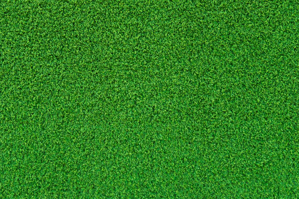 green artificial grass surface background texture. - leafy greens imagens e fotografias de stock