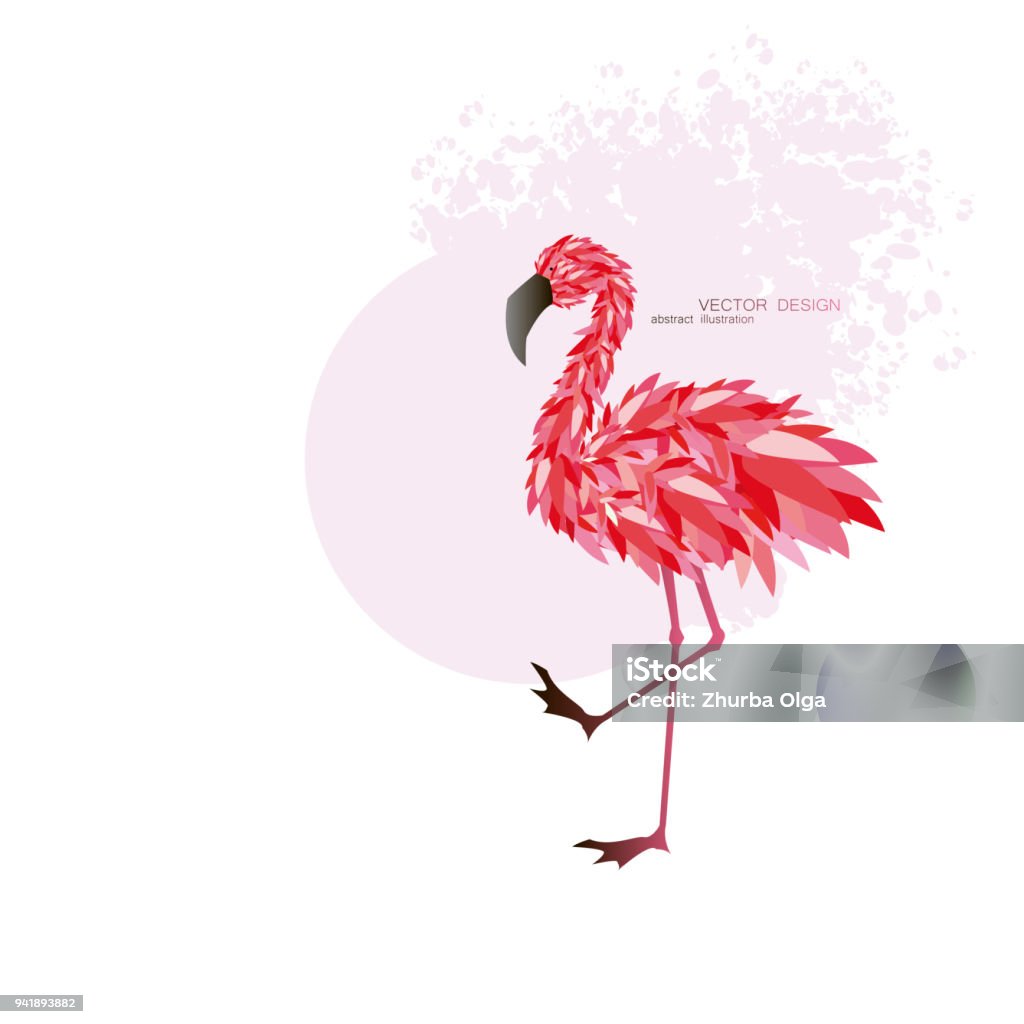Flamingo Wallpapers Stock Illustration - Download Image Now - Abstract, Bird,  Blue - iStock