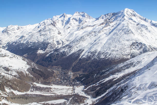 istock Saas-Fee Village in Valley, Switzerland 941896822