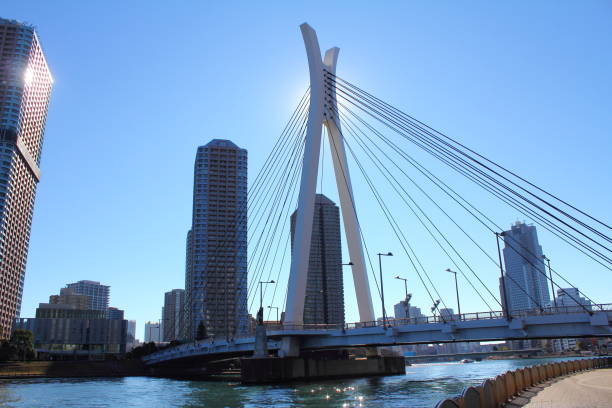 istock Chuo Ohashi Bridge in Chuo-ku, Tokyo 941919124