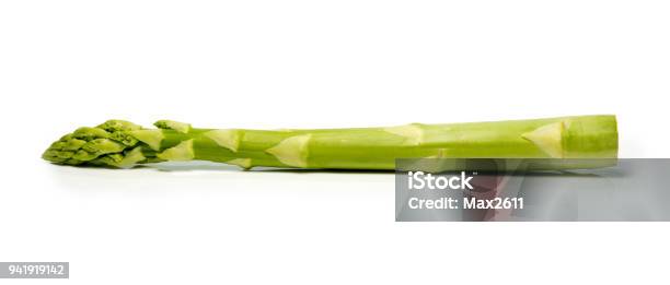 Asparagus Shoot Stock Photo - Download Image Now - Asparagus, Close-up, Color Image