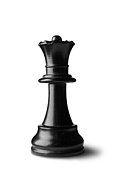 istock Chess: Queen (Black) Isolated on White Background 94191964