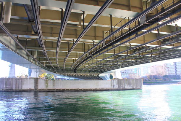 istock Chuo Ohashi Bridge in Chuo-ku, Tokyo 941924232