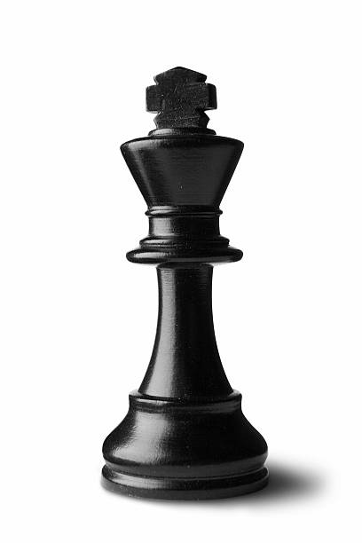 xadrez: king-size (preto - chess king chess chess piece black - fotografias e filmes do acervo