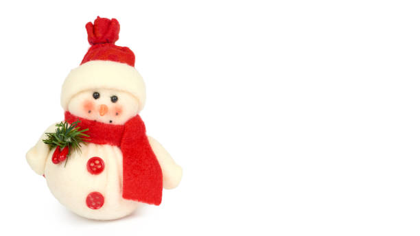 istock snowman Cristmas decoration isolated on white background. New Year object. copy space, template 941938672