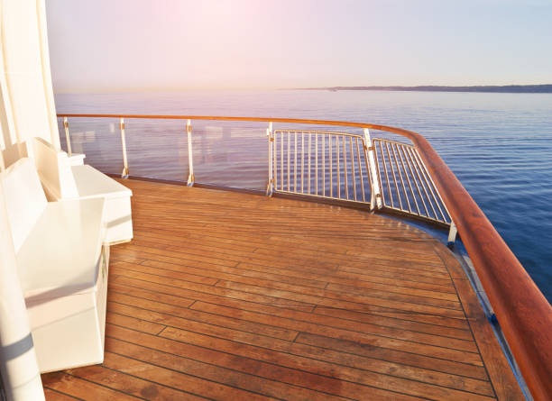 istock Wooden deck and seascape 941940494