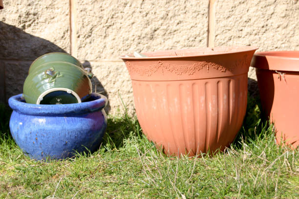 istock Terracotta Pots in Meadow 941954858