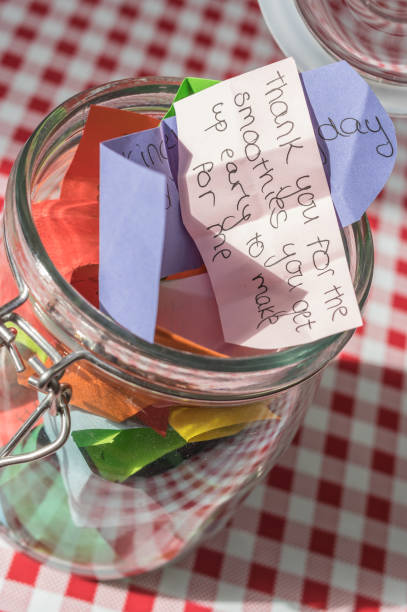 istock Thank-you jar with messages of appreciation 941957794
