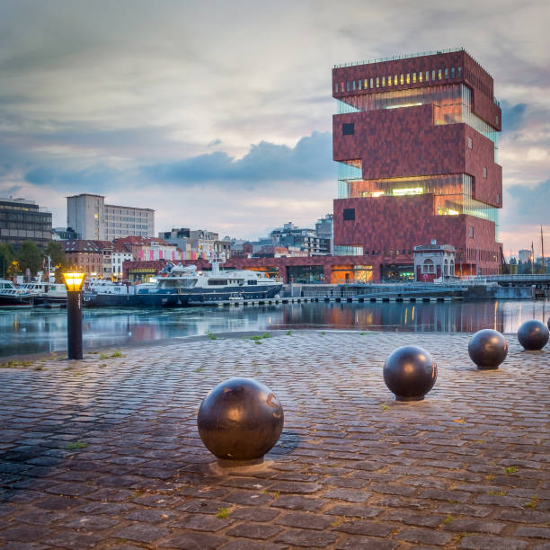 MAS Museum and sailing boats in the area known as \