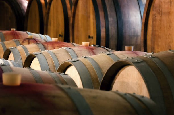 istock Historic wine cellar in Piedmont, Italy, 941966382