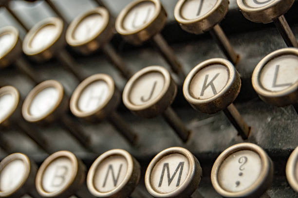 istock Keys on a antique typewriter close-up 941969298
