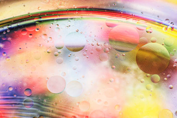 istock An artful colorful background with bubbles. 941975724