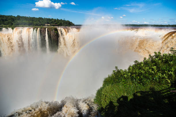 istock Devil's Throat of Iguazu Waterfalls with Rainbow 941985268