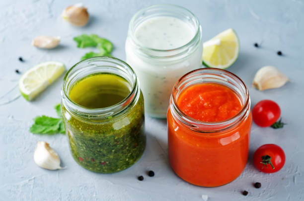 istock Variation of sauces for meat, poultry or fish 941989028