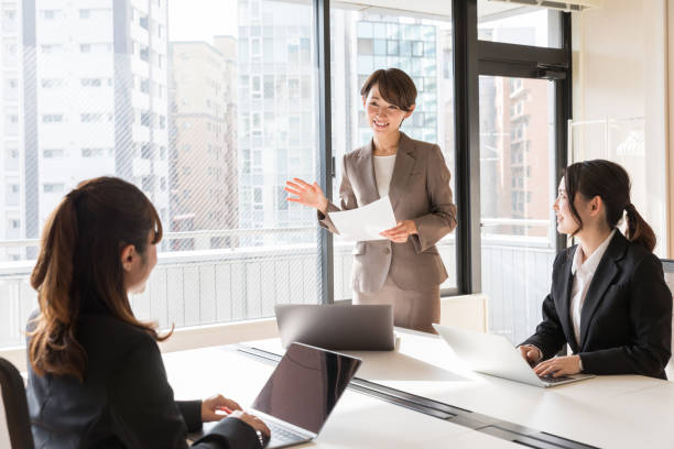 istock asian businesswomen working in office 941995460