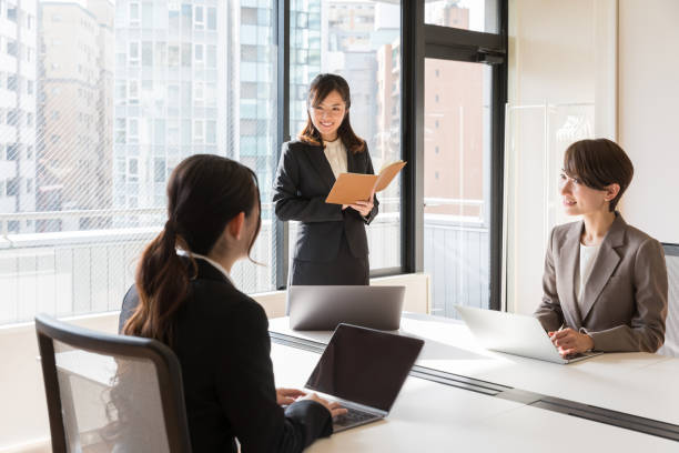 istock asian businesswomen working in office 941995464