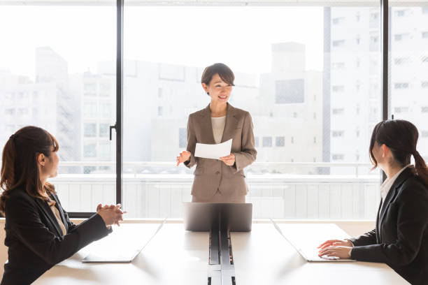 istock asian businesswomen working in office 941995496