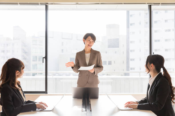 istock asian businesswomen working in office 941995502