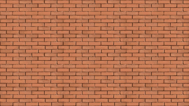 stylish background with a brick old wall fashionable background for interior, design, advertising, screen saver, wallpaper, covers, walls, printing. vector seamless pattern brown bricks stock illustrations