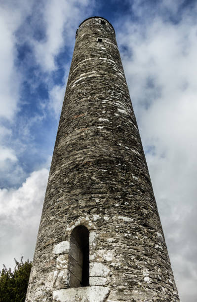 istock Monk's tower in Glendalough, Wicklow, Ireland 942013024