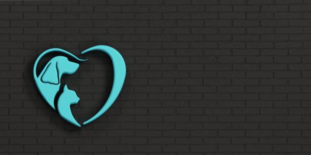 Concept for Health Care for Animals Black Wall